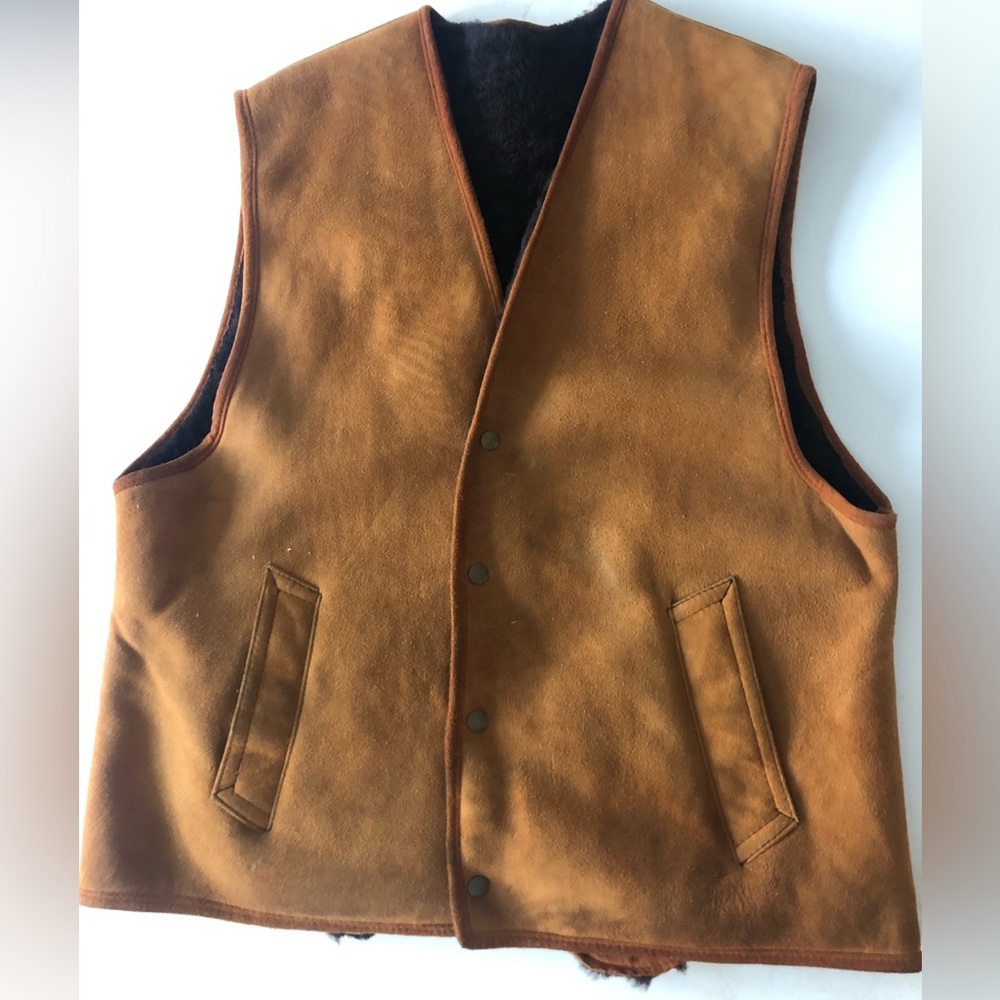 Vintage shearling vest